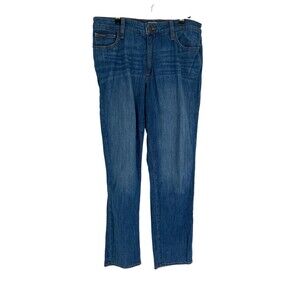 L.L.Bean Jeans Women's Size 10 Reg Favorite Fit Straight Leg Dark Wash Stretch